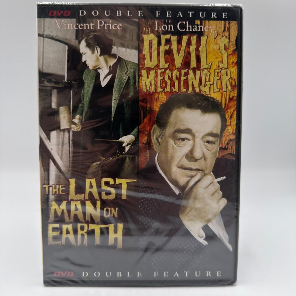 The Last Man on Earth Vincent Price The Devils Messenger Lon Chaney DVD New